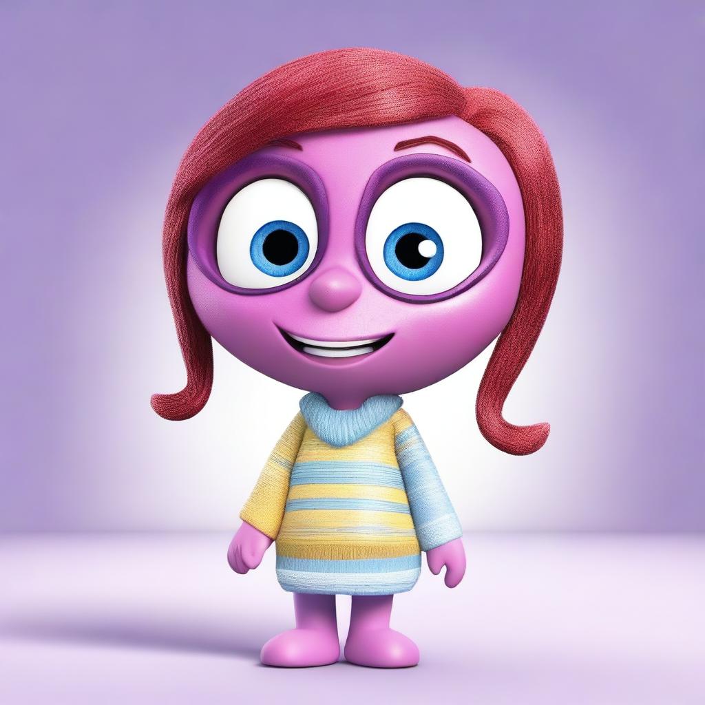 Create an image of a new Inside Out emotion character named Lovey