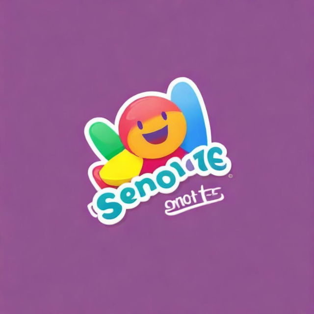 Create a colorful and playful logo for a toy brand named 'Semotte'