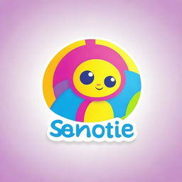 Create a colorful and playful logo for a toy brand named 'Semotte'