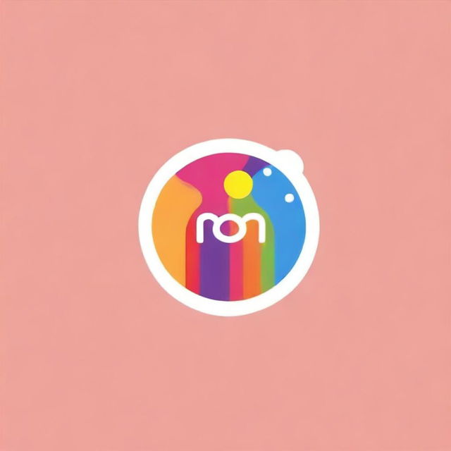 Create a colorful and playful logo for a toy brand named Metonema