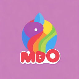 Create a colorful and playful logo for a toy brand named Metonema