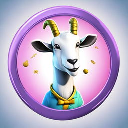 Create an achievement badge for Goat Simulator 4 titled '3 New Characters'