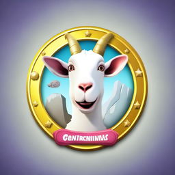 Create an achievement badge for Goat Simulator 4 titled '3 New Characters'