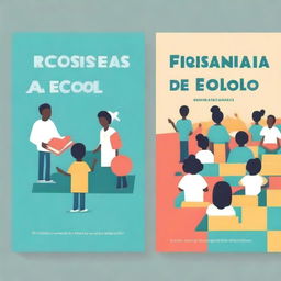 A book cover featuring the title 'Profissionais de Apoio na Escola: Guias e Casos Inspiradores'