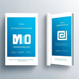 A blue e-book cover with the title 'Do 0 à Independência Financeira' prominently displayed