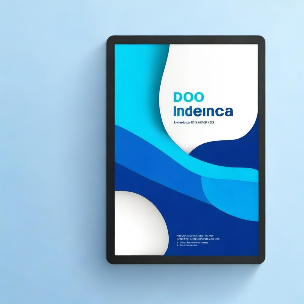 A blue e-book cover with the title 'Do 0 à Independência Financeira' prominently displayed