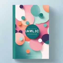 A captivating book cover about antipsychotics, featuring abstract medical imagery, pills, and a calming color palette