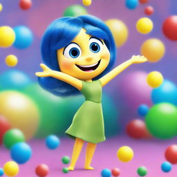 Create an image of Joy from Inside Out