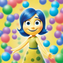 Create an image of Joy from Inside Out