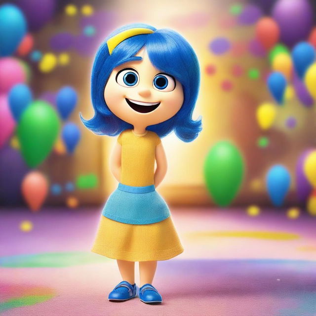 Create an image of Joy from the movie Inside Out