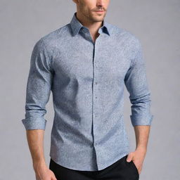 A high-quality, original design of a fashionable shirt.