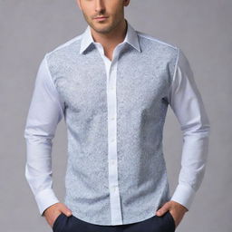 A high-quality, original design of a fashionable shirt.