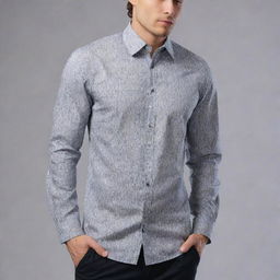 A high-quality, original design of a fashionable shirt.