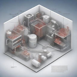 Create an image illustrating HVAC automation design