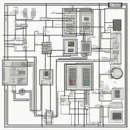 Create an image illustrating an automation design