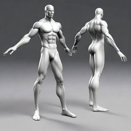 Create a detailed full-body image of a character standing in a dynamic pose