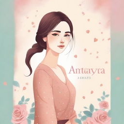 Create a book cover for a novel titled 'Antarya'