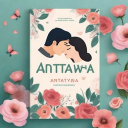 Create a book cover for the title 'Antarya' by Indah Suciati