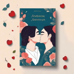 Design a book cover for the novel titled 'Antarya' by Indah Suciati