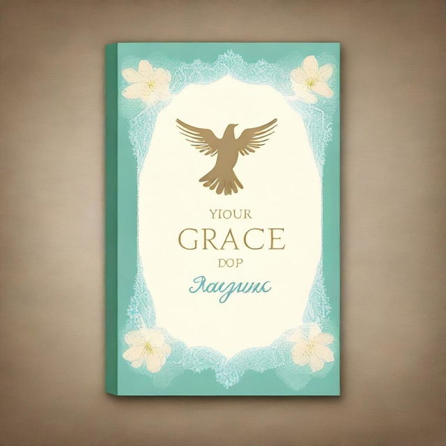 Design a Christian book cover for the title 'Your Grace' by Faith Deb