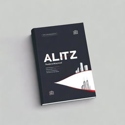 Design a professional book cover for a business book titled 'Altz: Business in English'