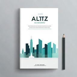 Design a professional book cover for a business book titled 'Altz: Business in English'