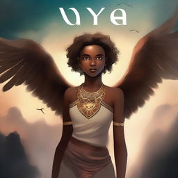 Create a book cover titled 'AYA'