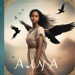 A captivating book cover titled 'AYA'