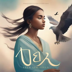 A captivating book cover titled 'AYA'