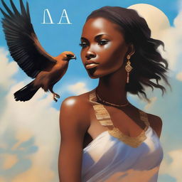 A captivating book cover titled 'AYA'