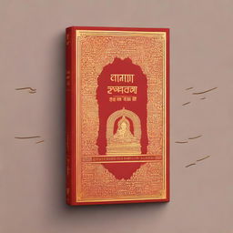 A golden-colored book with the title 'Ravi Granth' written in red