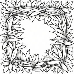 A detailed adult coloring page featuring a crown of thorns