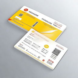 A detailed and realistic boarding pass for Pegasus Airlines