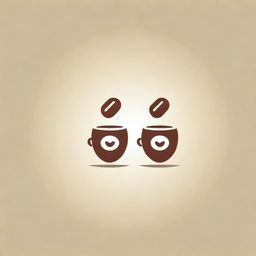 A vibrant and engaging YouTube profile picture featuring the text 'Two Roasters', roasting coffee beans as a thematic element, a logo that reflects humor and warmth in a digital setting.