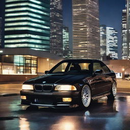 A high-quality image of a BMW M3 E36, showcasing its sleek design and sporty features