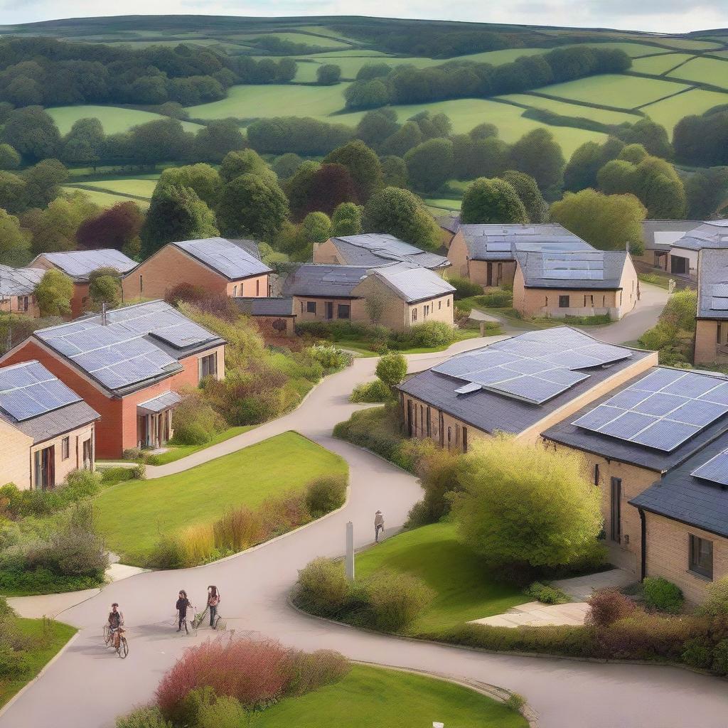 A picturesque sustainable community in England