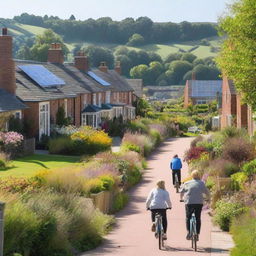 A picturesque sustainable community in England