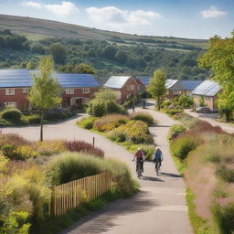 A picturesque sustainable community in England