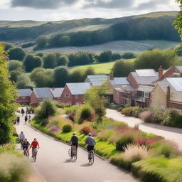 A picturesque sustainable community in England