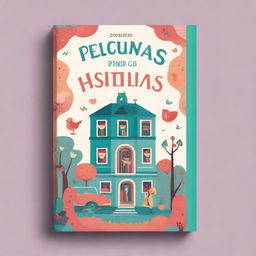 Create a book cover with the title 'Pequenas Histórias'