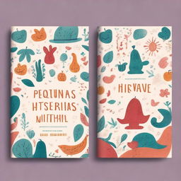 Create a book cover with the title 'Pequenas Histórias'