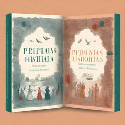 A book cover with the title 'Pequenas Histórias'