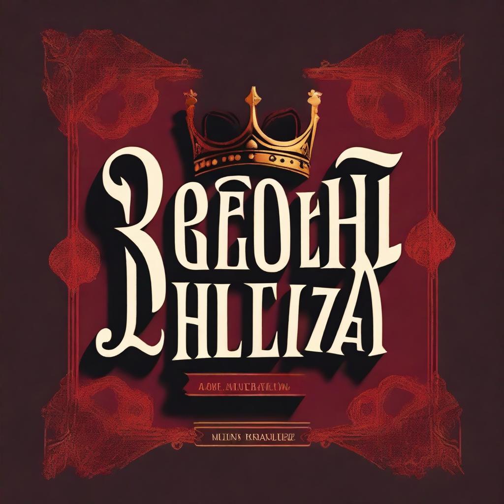 Create a book cover with the title 'O Segredo da Realeza' in classic lettering