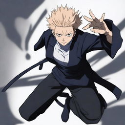 Create an image of Nobara Kugisaki from Jujutsu Kaisen, showcasing her in a dynamic and confident pose