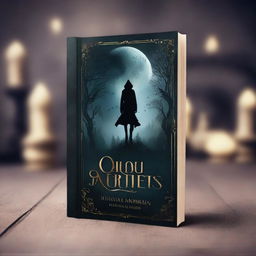 Create a captivating novel book cover featuring an intriguing and mysterious scene