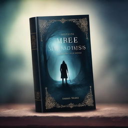 Create a captivating novel book cover featuring an intriguing and mysterious scene