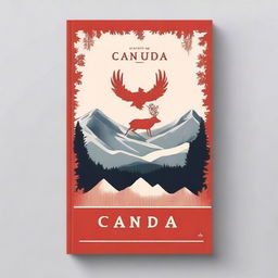 A beautifully designed book cover featuring the essence of Canada