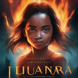 A captivating book cover for 'Illunara: Awakening'