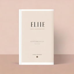 A minimalist and simple e-book cover featuring the title 'Elite: Desvende os Segredos para Ficar à Frente de 99%'