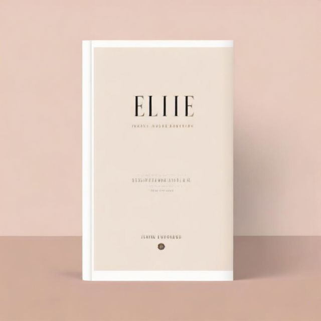 A minimalist and simple e-book cover featuring the title 'Elite: Desvende os Segredos para Ficar à Frente de 99%'